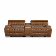 Temmpton 3-Piece Power Reclining Sectional Loveseat with Console