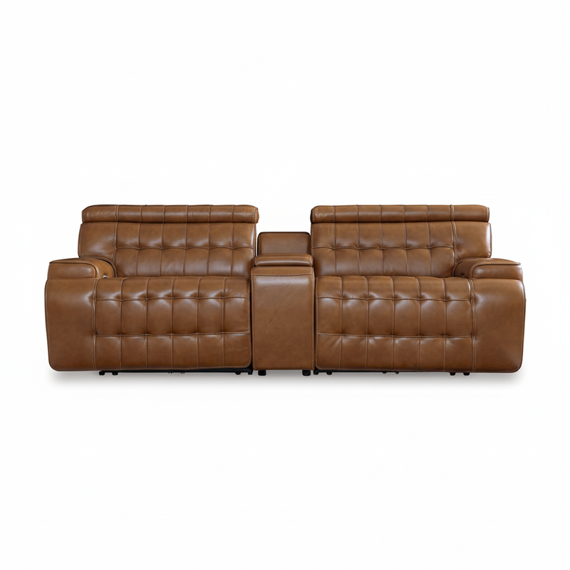 Temmpton 3-Piece Power Reclining Sectional Loveseat with Console