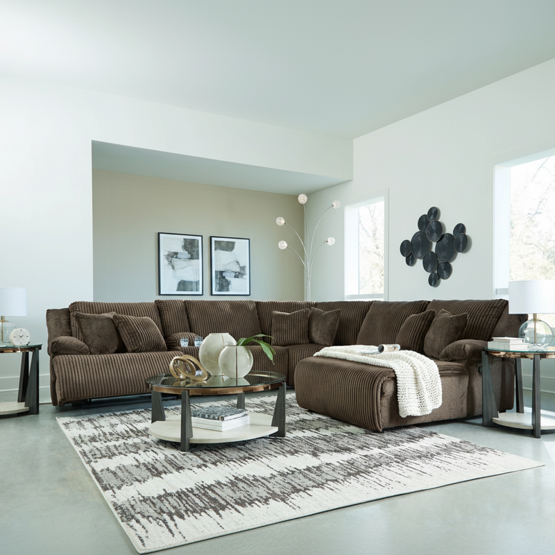 Top Tier 4-Piece Reclining Sectional with Chaise