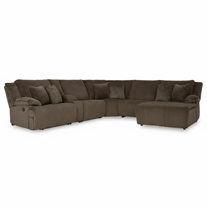 Top Tier 6-Piece Reclining Sectional with Chaise